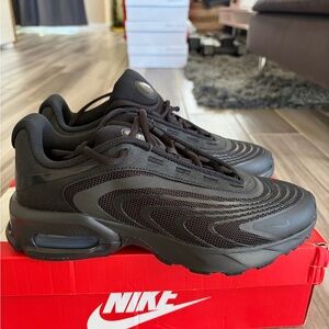 Men's Nike Air Max Fire Shoes Sneakers - Triple Black IF2621-003